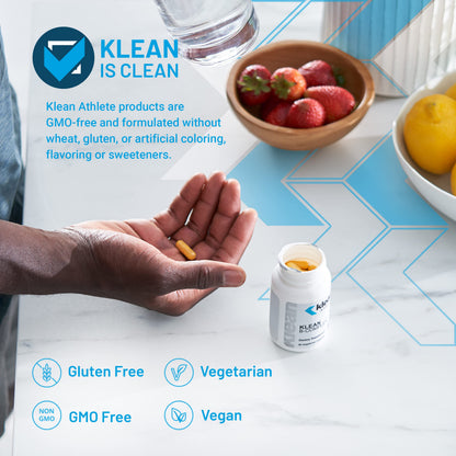 Klean ATHLETE Klean B-Complex – Energy & Cardiovascular Support | NSF Certified for Sport | 60 Vegetarian Capsules