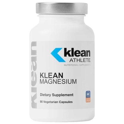 Klean ATHLETE Klean Magnesium | Energy, Muscle Function & Recovery | NSF Certified for Sport | 90 Vegetarian Capsules