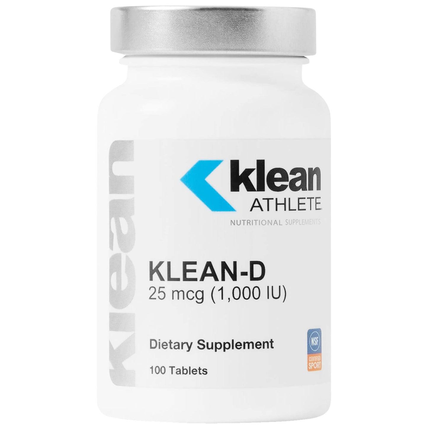 Klean-D 25 mcg (1,000 IU) Vitamin D3 — NSF Certified for Sport | Klean Athlete | 100 Tablets