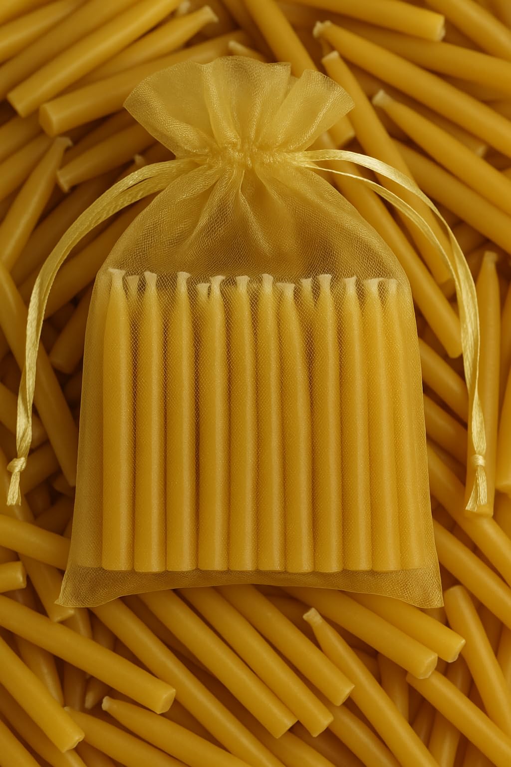 Kline Meditation Beeswax Candles — 20 Minutes of Relaxation, Made in USA (Refill)