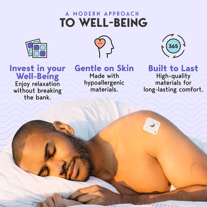 Klova ZSleep Patches for Adults | Natural Sleep Aid with Melatonin, Ashwagandha, Valerian, GABA & L-Theanine | 28 Sleep Patches