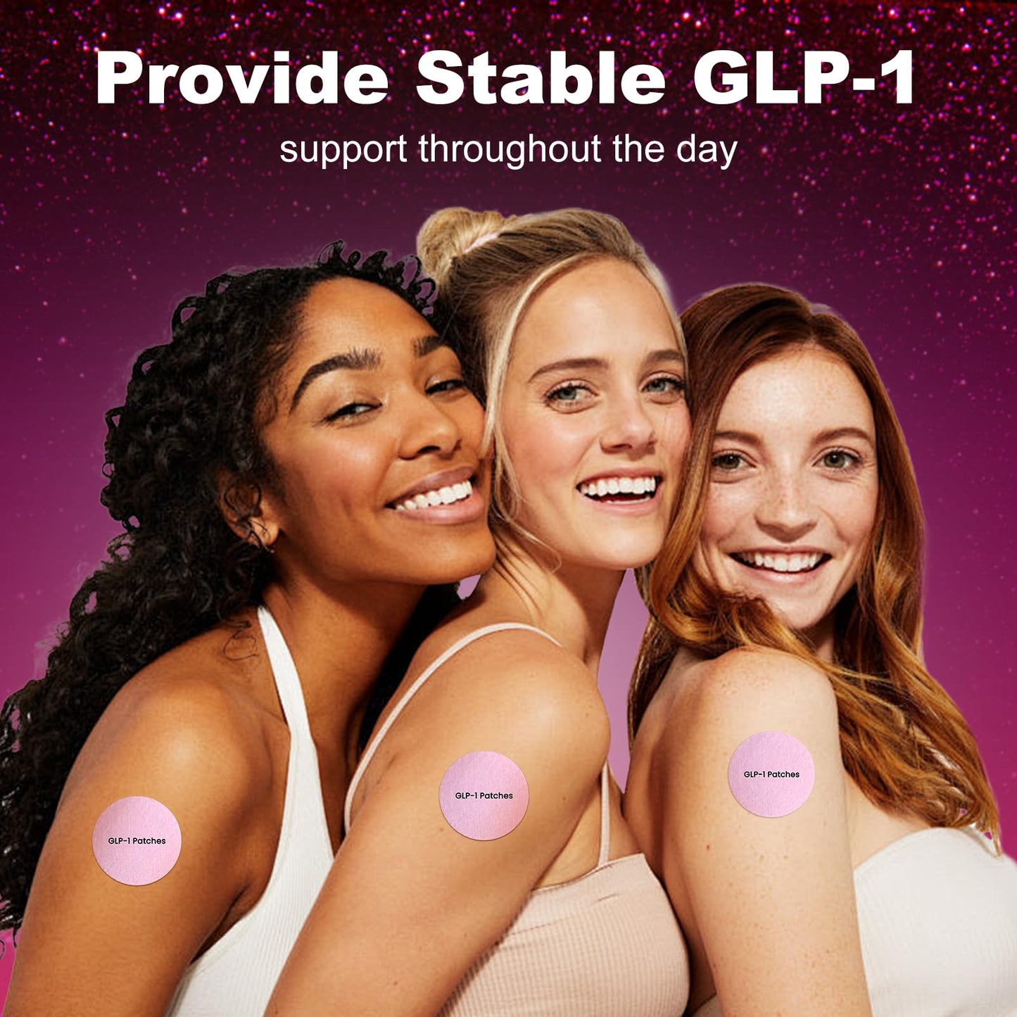 KMLWXD GLP-1 Patches | 30-Day Supply | Needle-Free Alternative