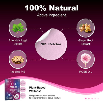 KMLWXD GLP-1 Patches | 30-Day Supply | Needle-Free Alternative