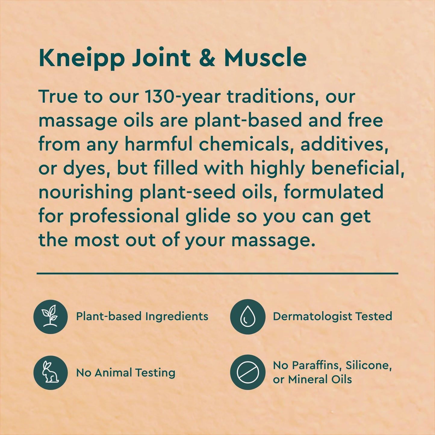 Kneipp Joint & Muscle Arnica Massage Oil – 3.4 fl oz | Vegan