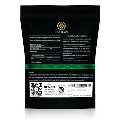 Koa Kava Vanuatu Kava Powder – Noble Waka Kava from Lateral Roots (1 lb)