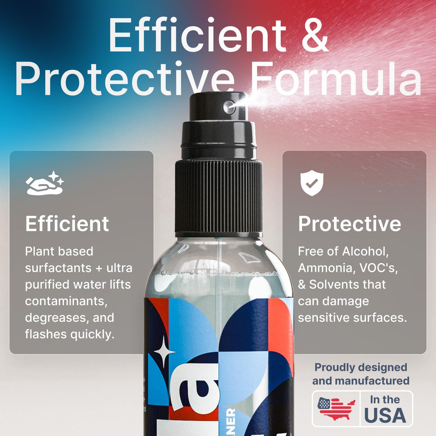 Koala Eyeglass Lens Cleaner Spray Kit | 4 Piece Set – 2x Cleaner Bottles + 2x Microfiber Cloths | Made in USA