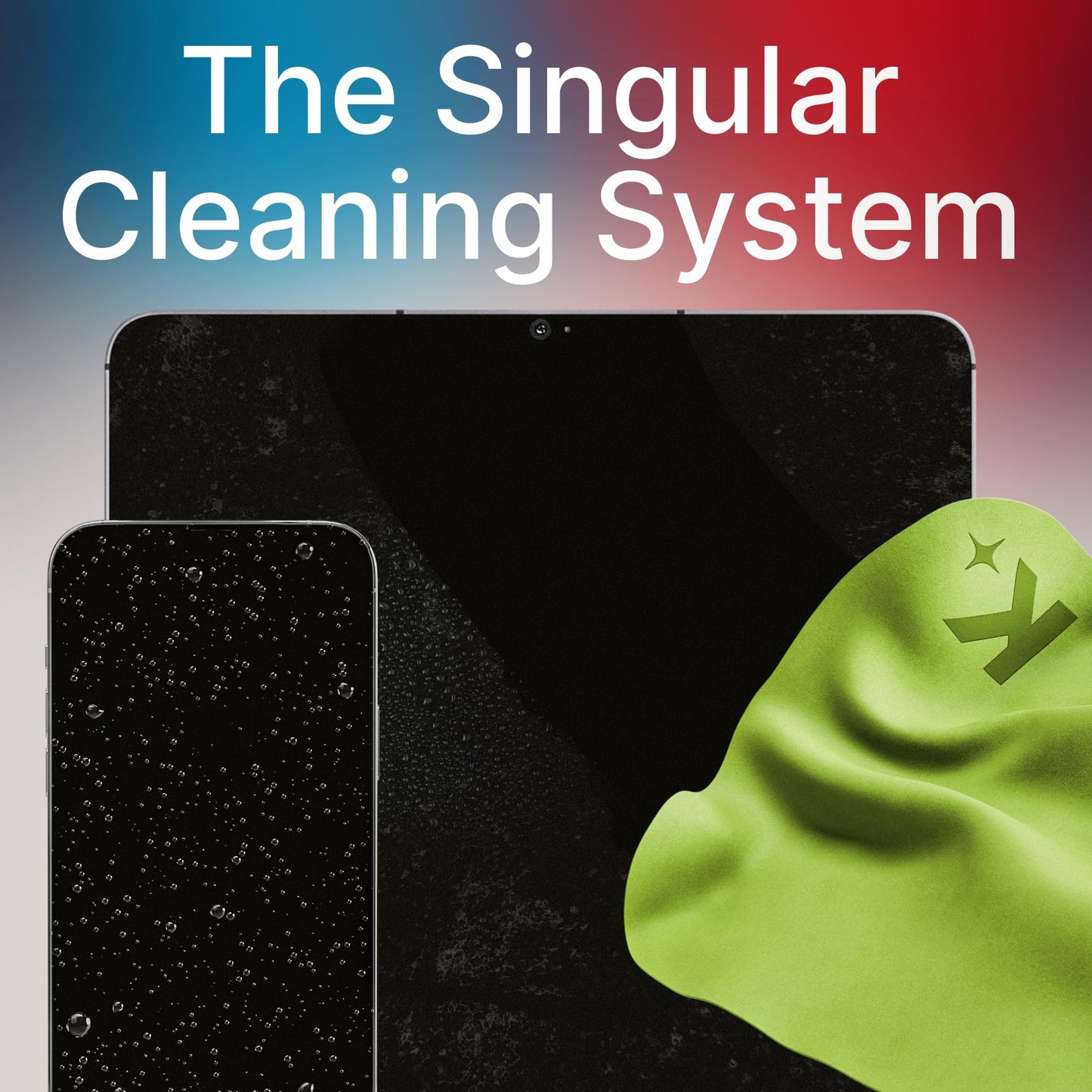 Koala Lens Cleaning Cloth – Japanese Microfiber (Black & Green) Pack of 12