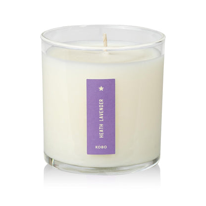 KOBO Heath Lavender Candle 9oz – Plantable Box, 60-Hour Burn, USA Hand-Poured