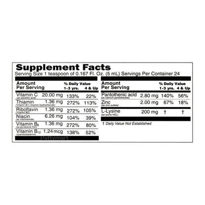 Komilón Dietary Supplement 4 fl oz | Vitamins & Nutrients to Stimulate Appetite in Children
