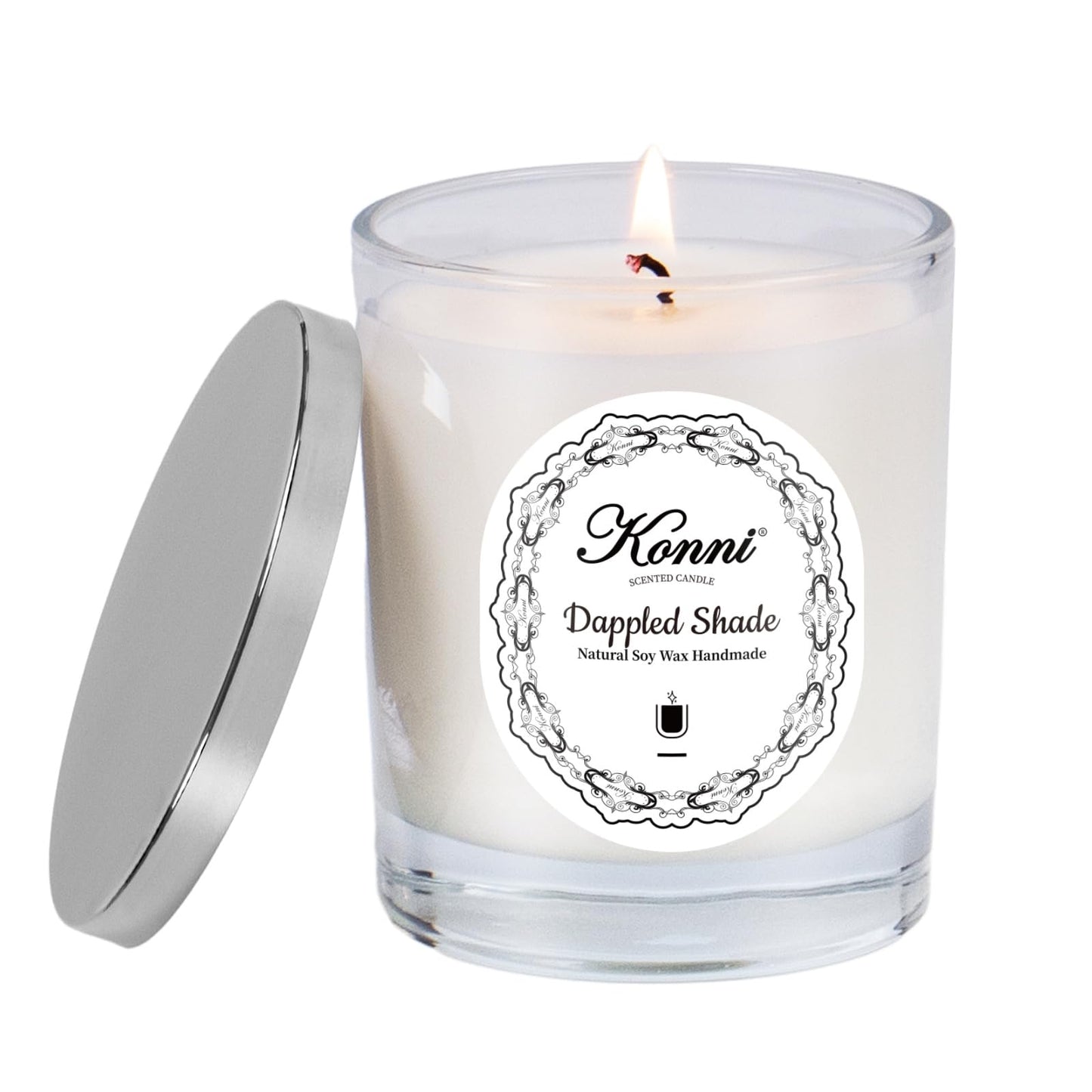KONNI Scented Candles – 7.4oz Jar Soy Wax Candle, Aromatherapy, 40H Burn Time, Dappled Shade Gift