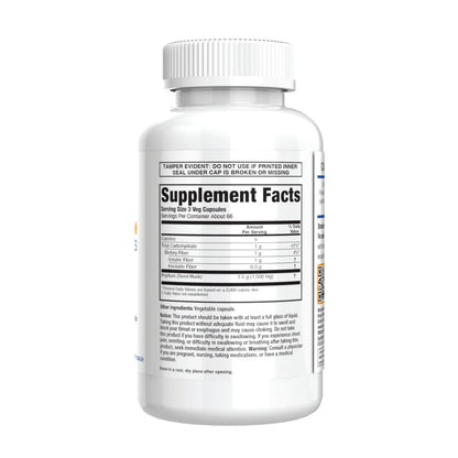 Konsyl Daily Psyllium Fiber Capsules – 1500mg Psyllium Husk per Serving | 200 Count Pack of 2