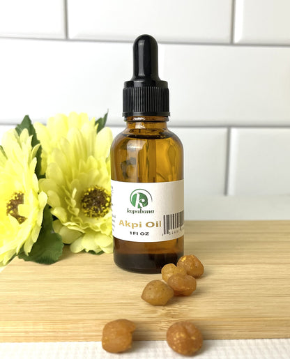 KOPABANA Akpi Oil | Ndjansan Ricinodendron heudelotii | Cold Pressed Organic Oil 1oz