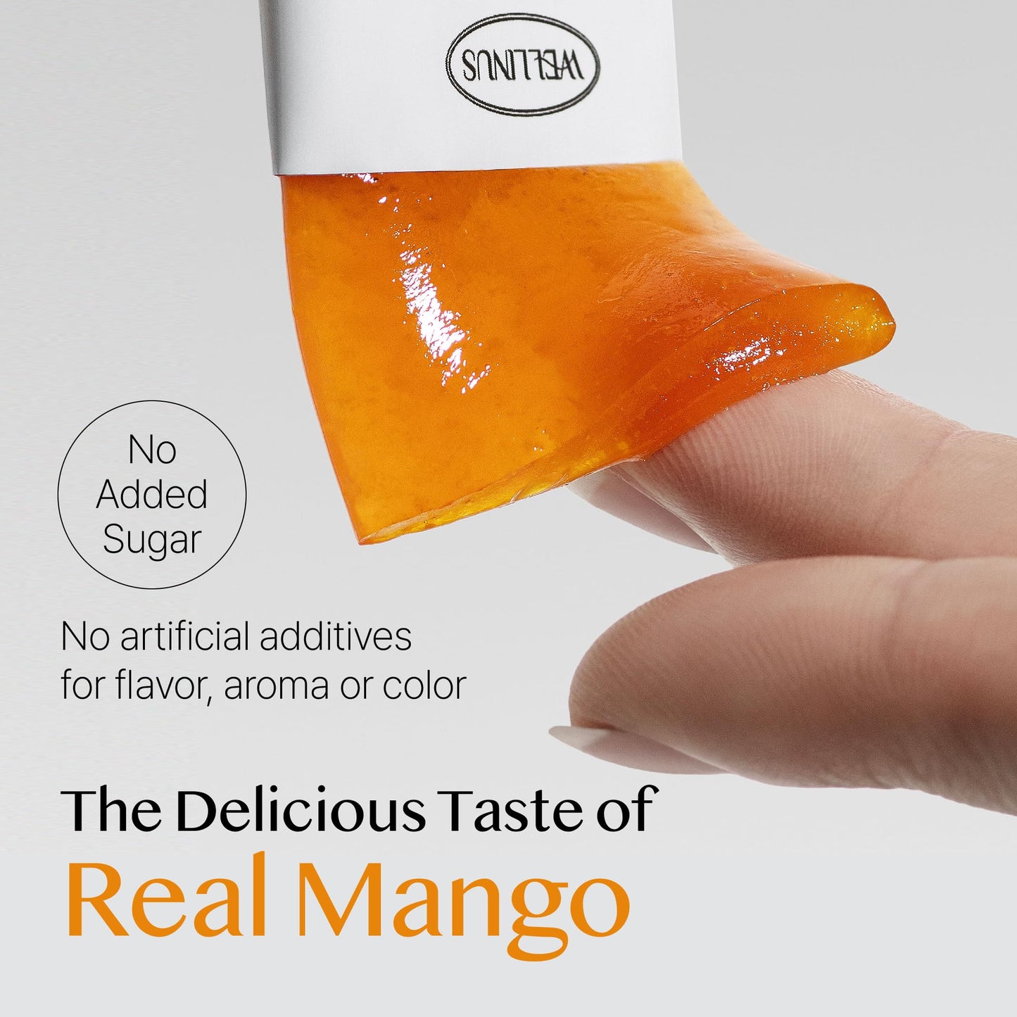 Korean Collagen Jelly Sticks - Mango Flavor, Marine Peptide, Sugar-Free Travel Packs