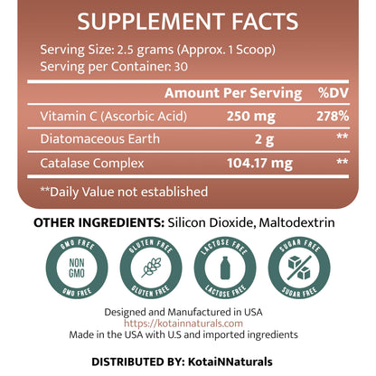 KotaiNNaturals PureRadiance Hair Revive Powder - Hair Growth & Collagen Support