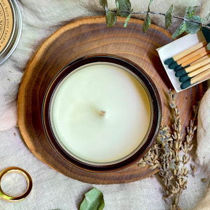 KOTKAS Lavender Eucalyptus Scented Candle – 8oz Natural Soy, Aromatherapy