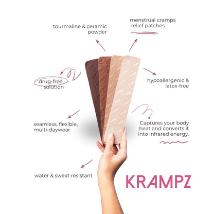 Krampz Menstrual Relief Patches – Natural Discomfort Support for Women