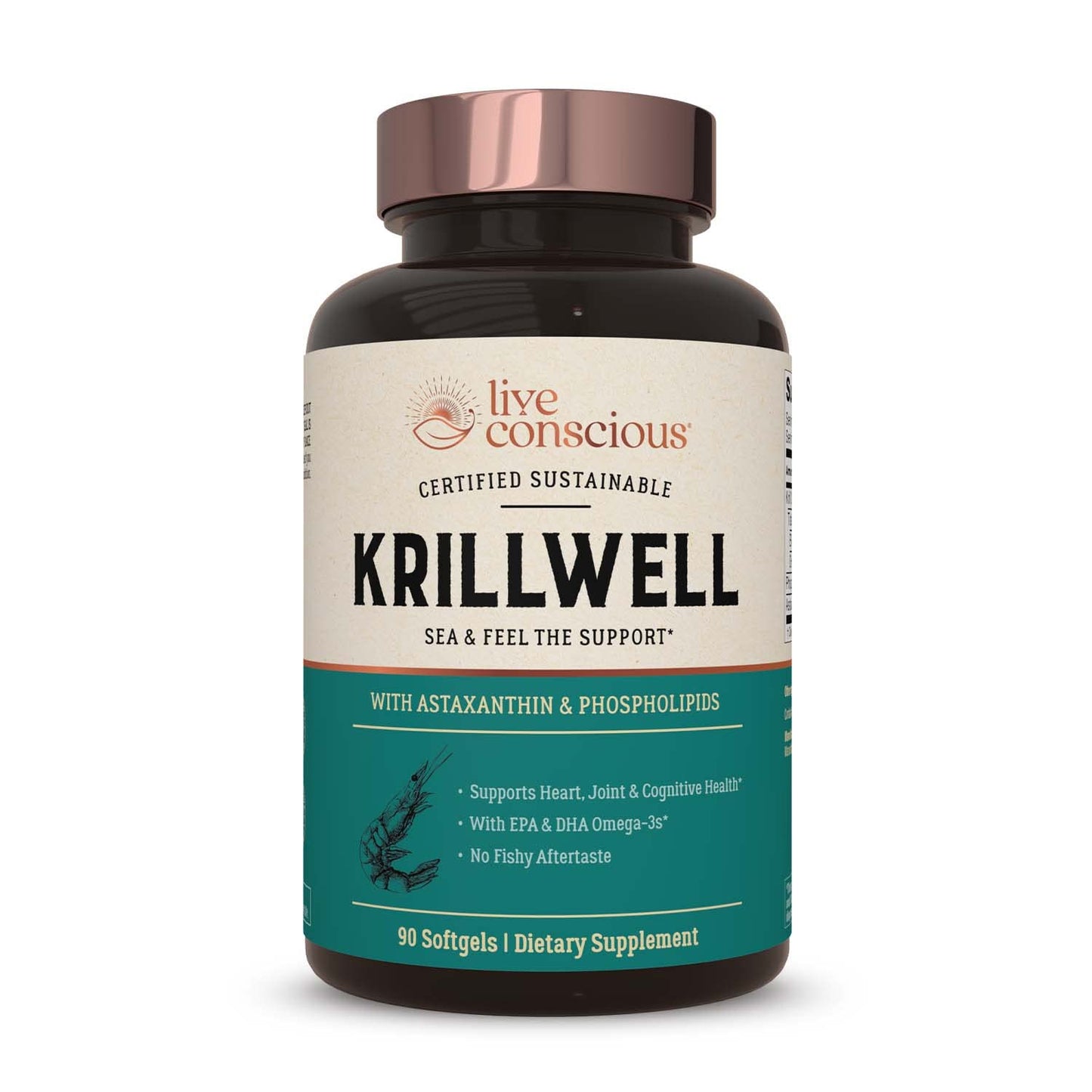 Live Conscious KrillWell: Sustainable Krill Oil for Joint & Cognitive Support