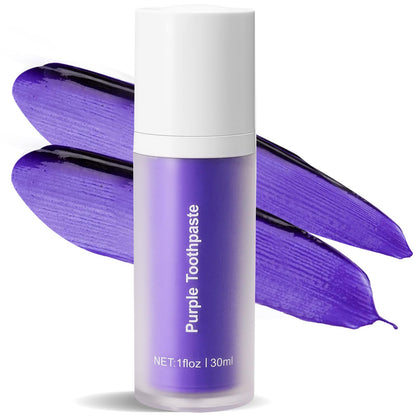 Ktintar Purple Toothpaste for Teeth Whitening – Colour Corrector, Stain Removal, 1 Fl Oz