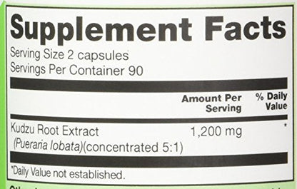 Vitacost Kudzu Root Extract 1200 mg per Serving - 180 Capsules