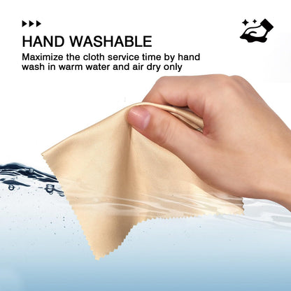 Kukifun 12 Pack Microfiber Cleaning Cloths – Premium Eyeglasses & Screen Cleaning Cloths (6 x 7 in)