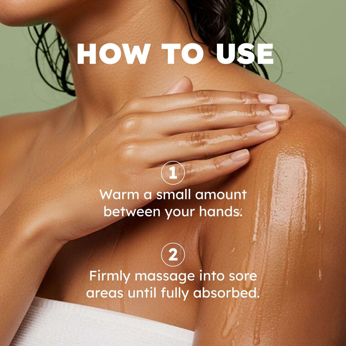 KUKKA Sore Massage Oil – Non-Greasy, 6.76 Fl Oz for Sore Muscles & Massage Therapy
