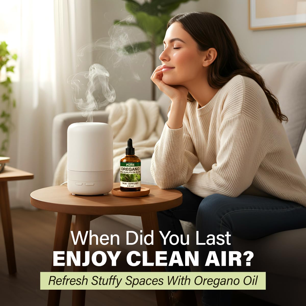 KUKKA Oregano Essential Oils - 4 Fl Oz | Hair & Skin Care, Diffuser, Aromatherapy & DIY Soap Making