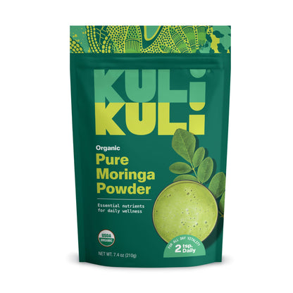 Kuli Kuli Moringa Organic Leaf Powder – 100% Pure, USDA Organic & Non-GMO
