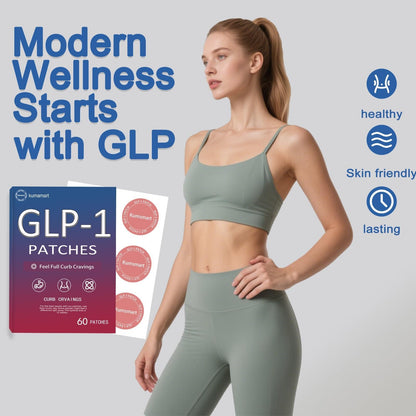 kumamart GLP-1 Patches – 60 Count, 12-Hour Hunger Support, Natural Plant-Based Ingredients