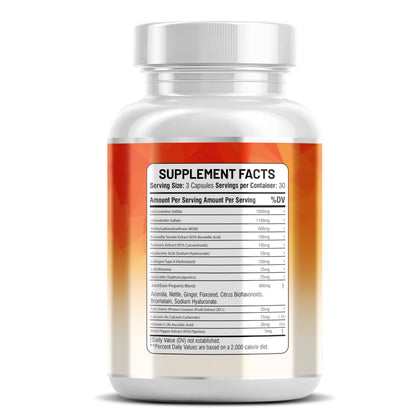 Kun Shafi JointEase – Glucosamine Chondroitin MSM with Hyaluronic Acid (90 ct)