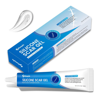 Kunyle Silicone Scar Gel – Advanced Scar Cream for Surgical Scars, Stretch Marks & Keloids | 0.70oz (20g)