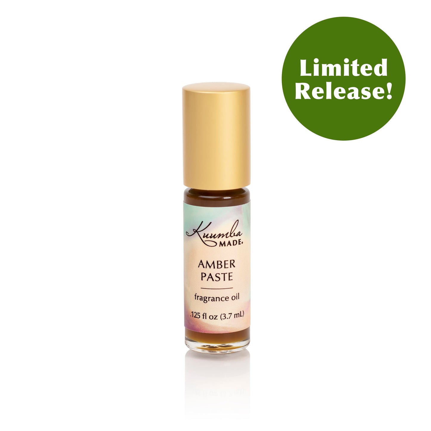 Kuumba Made Amber Paste Fragrance Oil | Long-Lasting Small-Batch Perfume Roller | Vegan & Alcohol-Free | 0.125 fl oz
