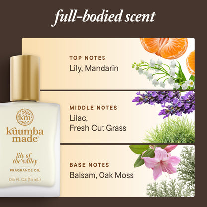 Kuumba Made Lily Of The Valley Fragrance Oil 0.5 fl oz (15ml) | Alcohol Free