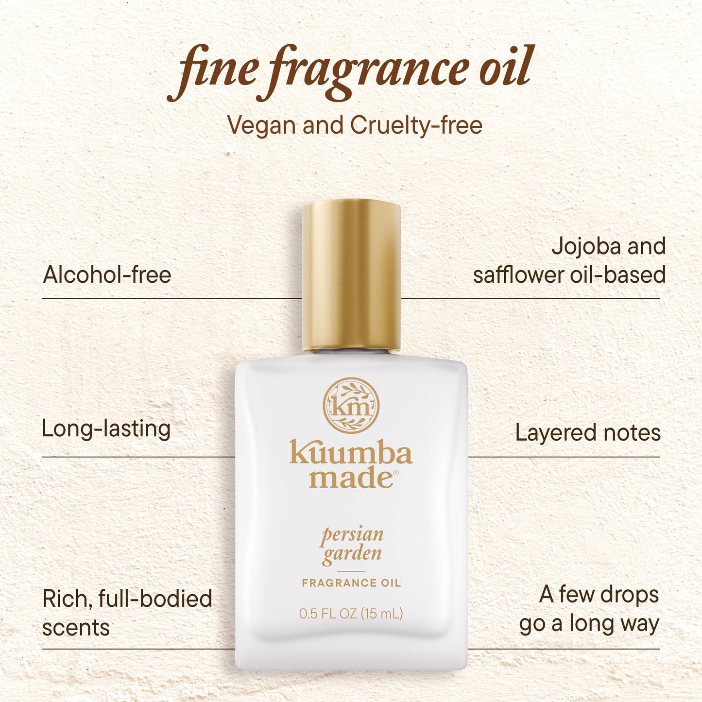 Kuumba Made Persian Garden Fragrance Oil 0.5 fl oz (15 ml) | Alcohol-Free | Cruelty-Free