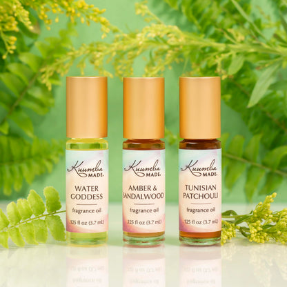 Kuumba Made Water Goddess Fragrance Oil Roll-On - 0.125 fl oz (3.7 ml) | Rollerball Perfume | Alcohol-Free