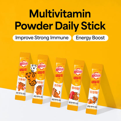 KWANGDONG Vita500 Daily Sticks – Immune Support & Energy with Vitamin C 500mg (30 Sticks)