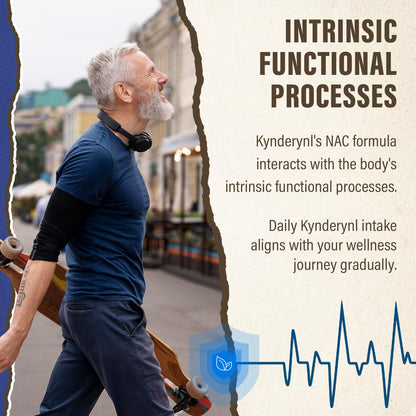 Kynderynl NAC Supplement 1000mg - High Dose NAC + Milk Thistle, Quercetin, Resveratrol, Glutathione - 90 Vegan Capsules