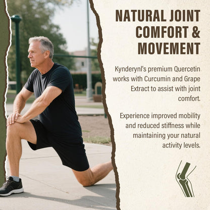 Kynderynl Quercetin 1000mg Softgels – Joint Health & Antioxidant Boost (60 Vegan)