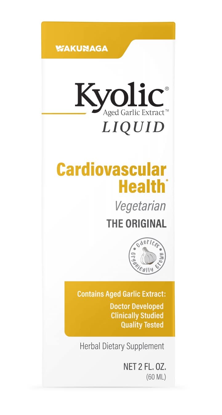 Kyolic Aged Garlic Extract Cardiovascular – Odorless, Organic Garlic