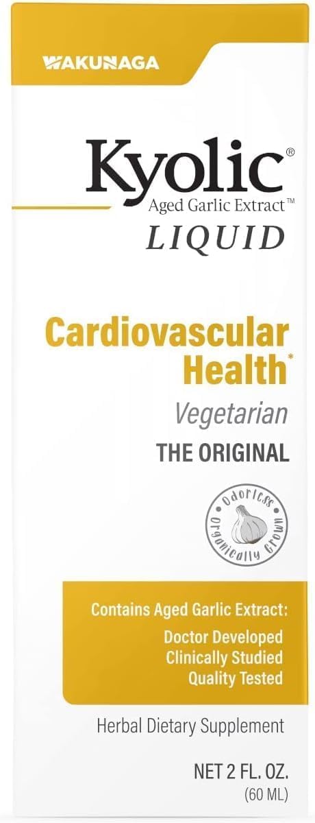 Kyolic Aged Garlic Extract Cardiovascular - Organic Odorless Garlic Supplement