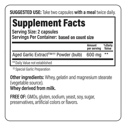 Kyolic Aged Garlic Extract Formula 100 – Cardiovascular Health, 100 Capsules