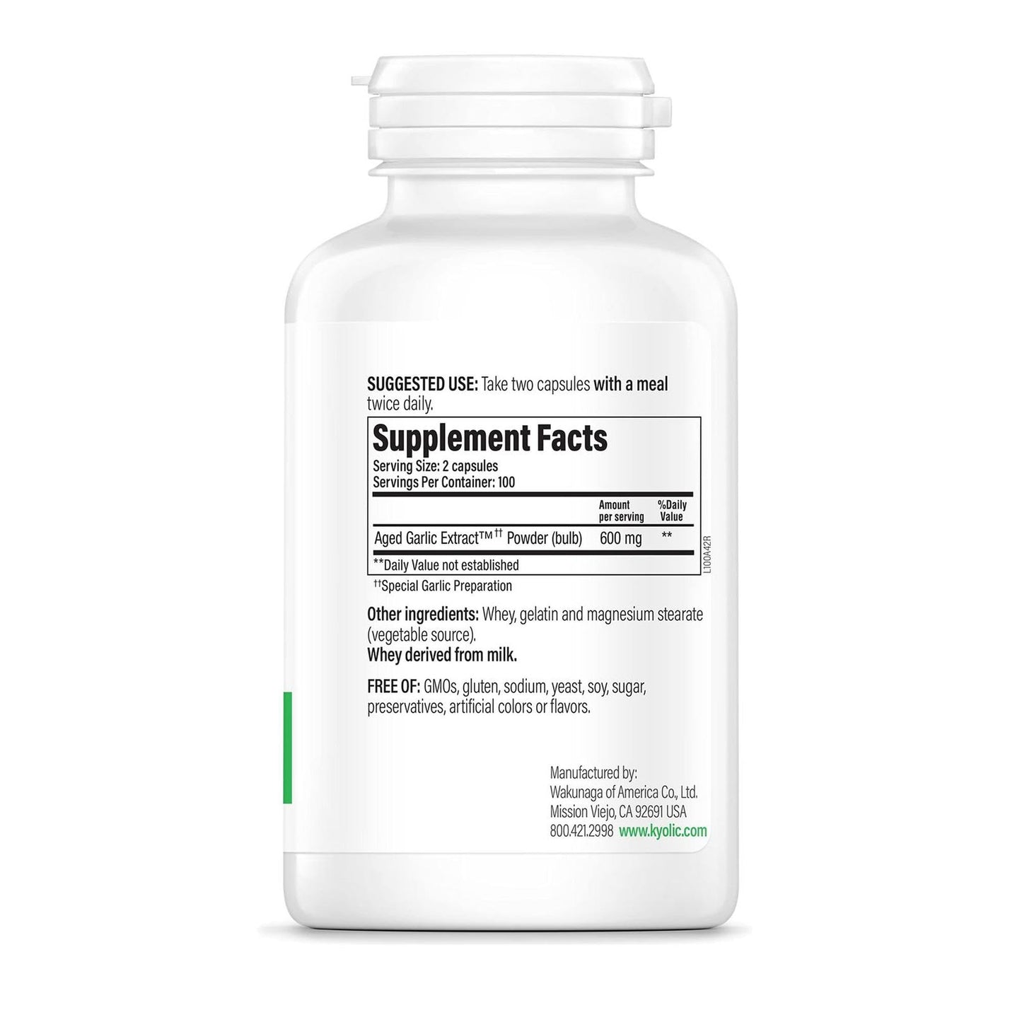 Kyolic Aged Garlic Extract Formula 100 | Cardiovascular Health