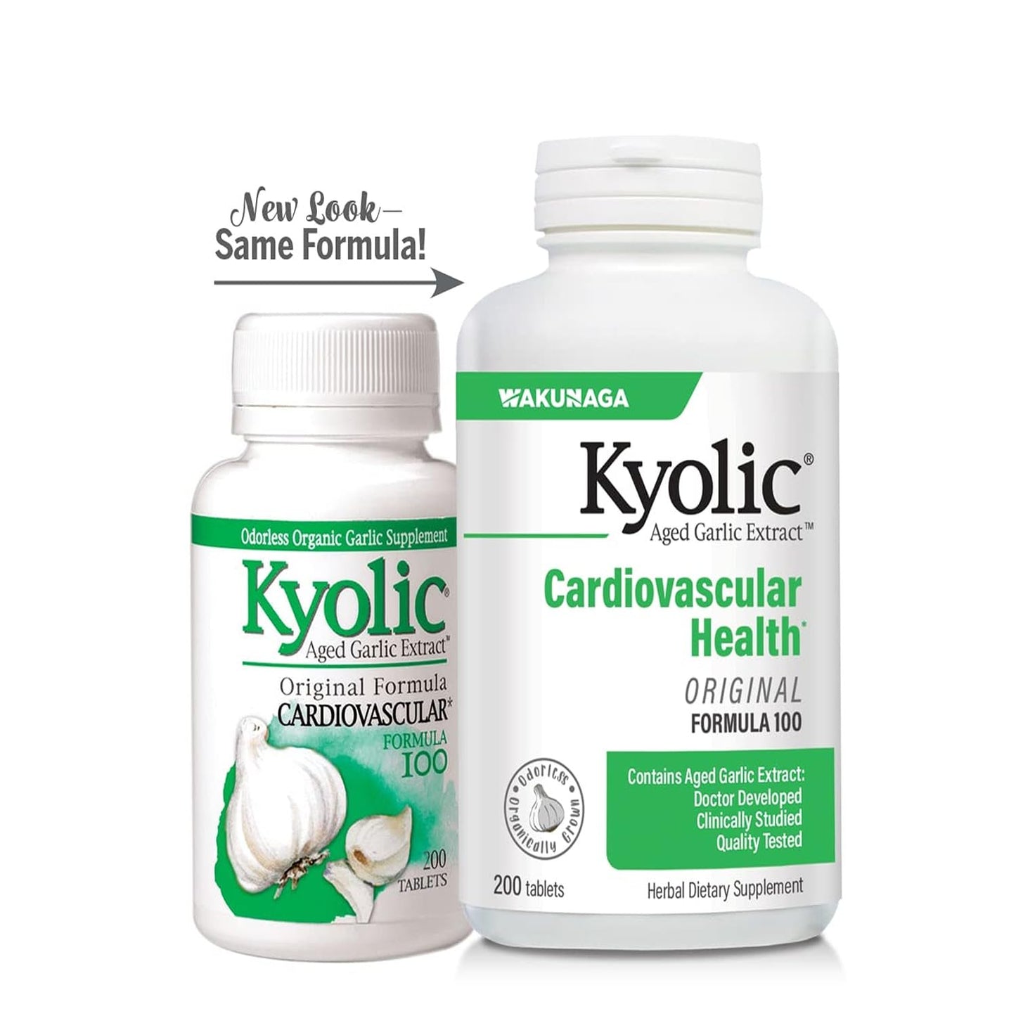 Kyolic Aged Garlic Extract Formula 100 – Cardiovascular Health (200 Tablets)