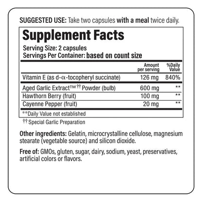 Kyolic Aged Garlic Extract Formula 106, Circulation Health