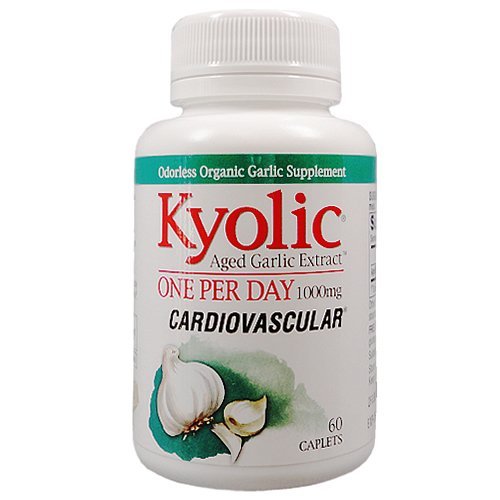 Kyolic Aged Garlic Extract One Per Day – 60 Caplets, 1000 mg
