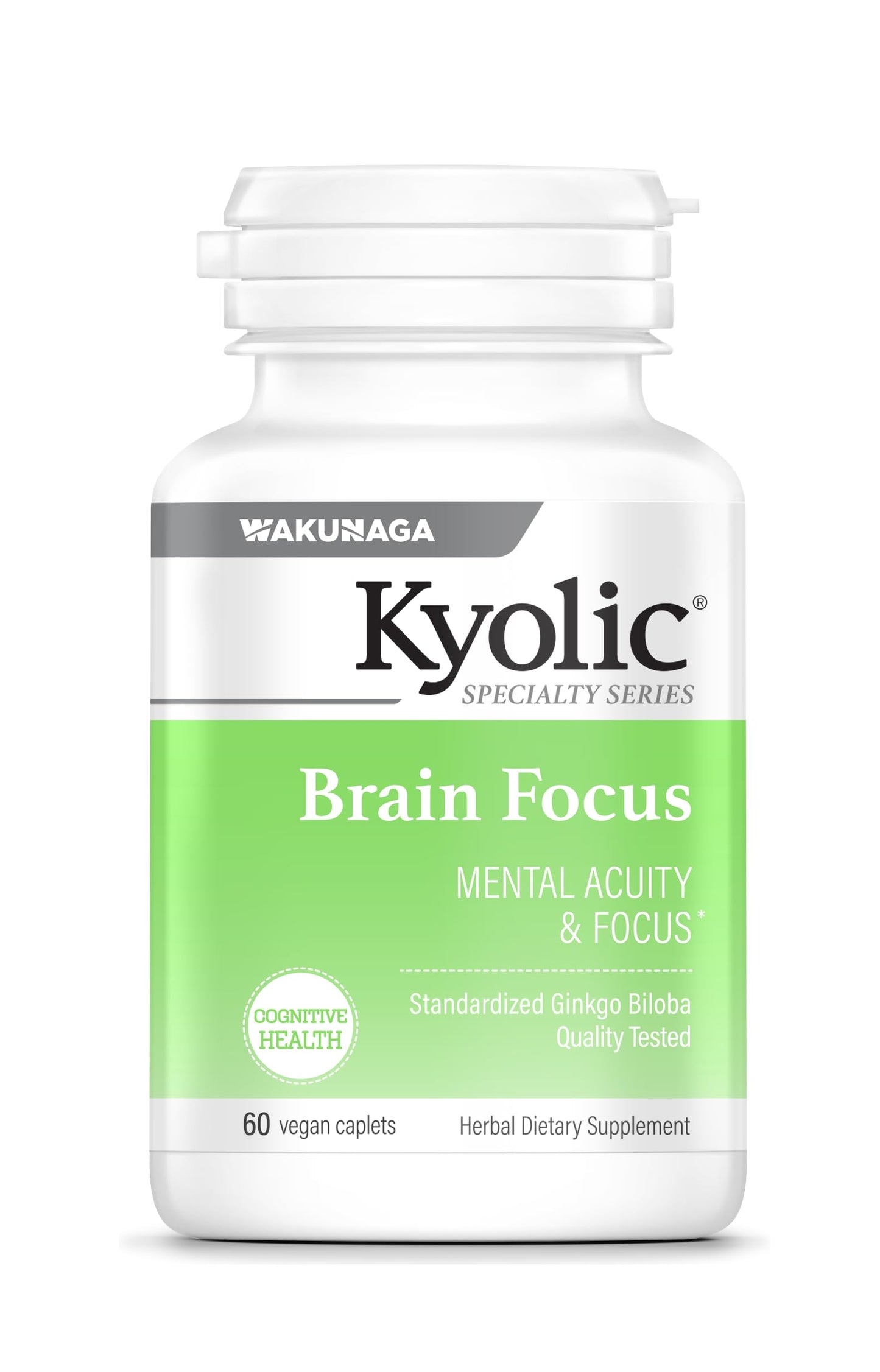 Kyolic Specialty Series Brain Focus – 90 Capsules for Mental Acuity