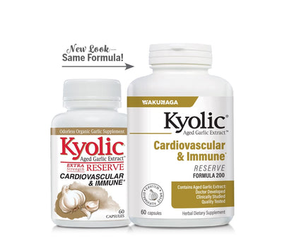 Kyolic Aged Garlic Extract Formula 200, Cardiovascular – Odorless