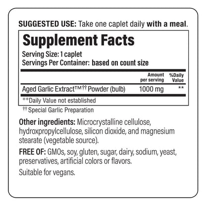 Kyolic Aged Garlic Extract Formula 250 – Cardiovascular Health, One Per Day, 60 Caplets