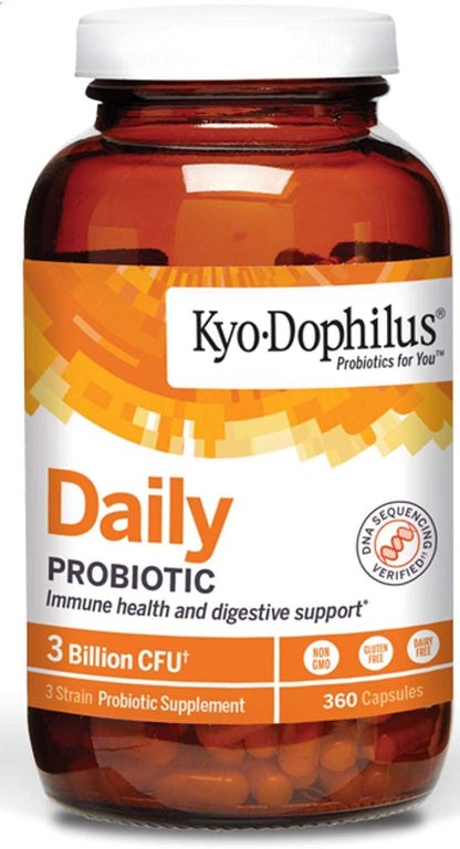 Kyolic Kyo-Dophilus Daily Probiotic, Immune Health & Digestive Support*, 360 Capsules