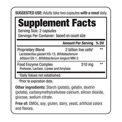 Kyolic Kyo-Dophilus Enzymes Probiotic, Nutrient Digestion and Gut Health
