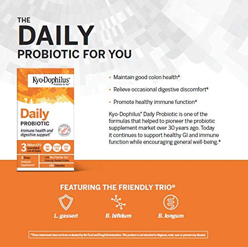 Kyolic Kyo-Dophilus Daily Probiotic, Immune Health